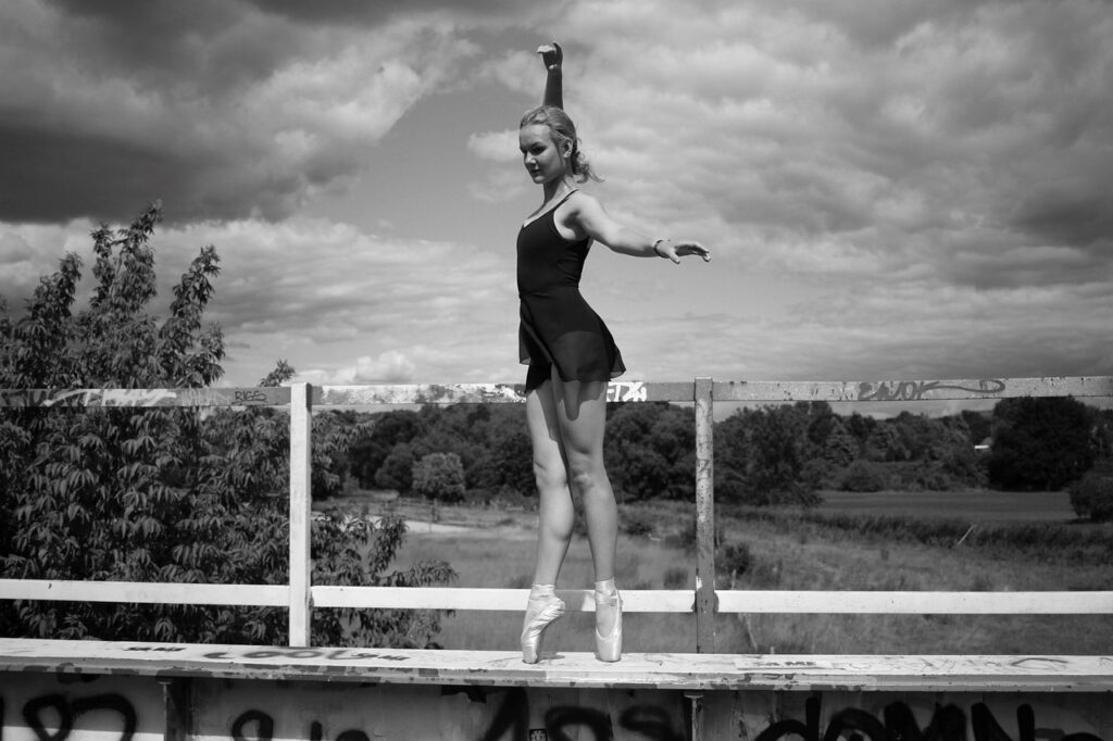 ballet, to dance, ballerina, bridge, nature, black and white, beautiful, individual, dreamy, dreams, idols, hobby, tact, human, girl, young woman, art, athletic, ballet, ballet, ballet, ballet, ballet, ballerina, ballerina, ballerina, ballerina, individual, individual, individual, individual, idols